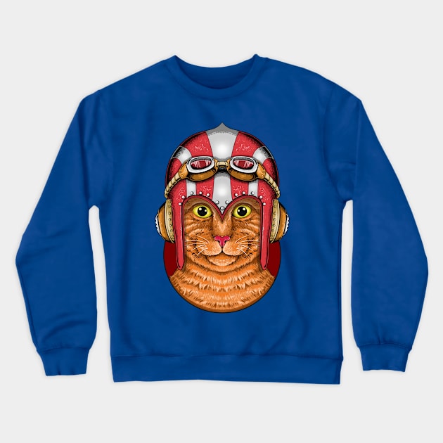 Hat Cats Crewneck Sweatshirt by virgot